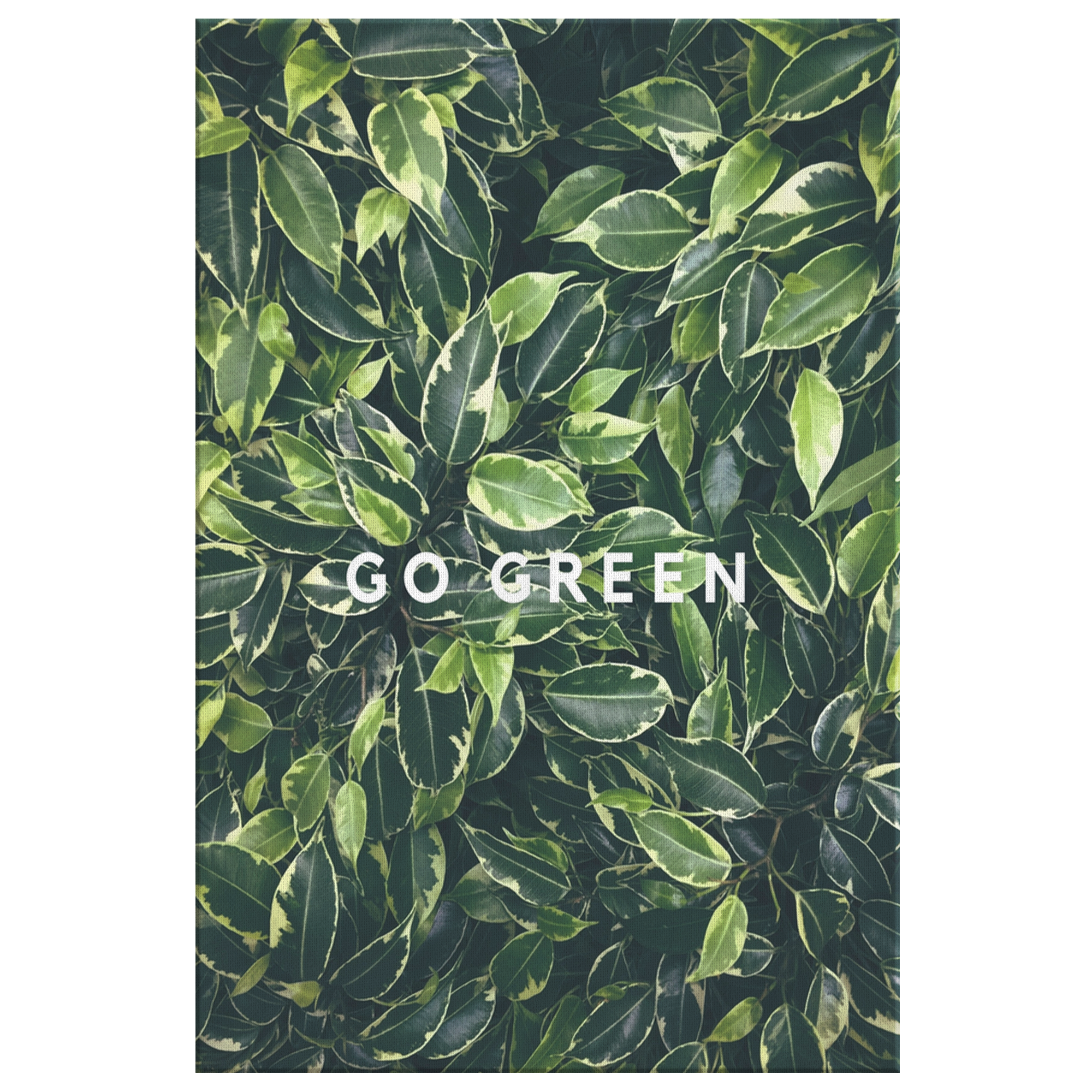 Go Green - Blend On Canvas