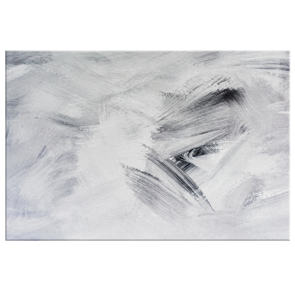 Grey & White - Blend On Canvas