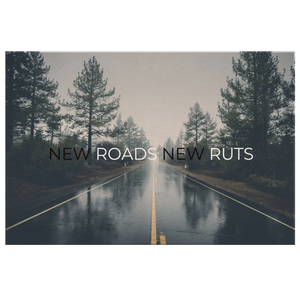 New Roads New Ruts - Blend On Canvas