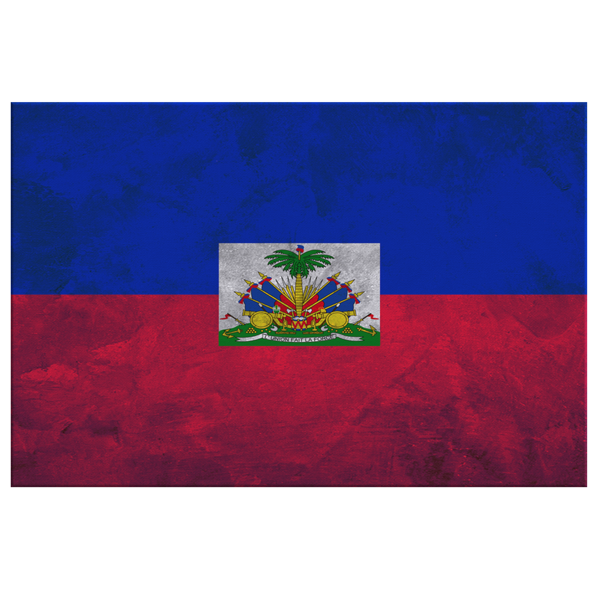 Flag Of Haiti - Blend On Canvas