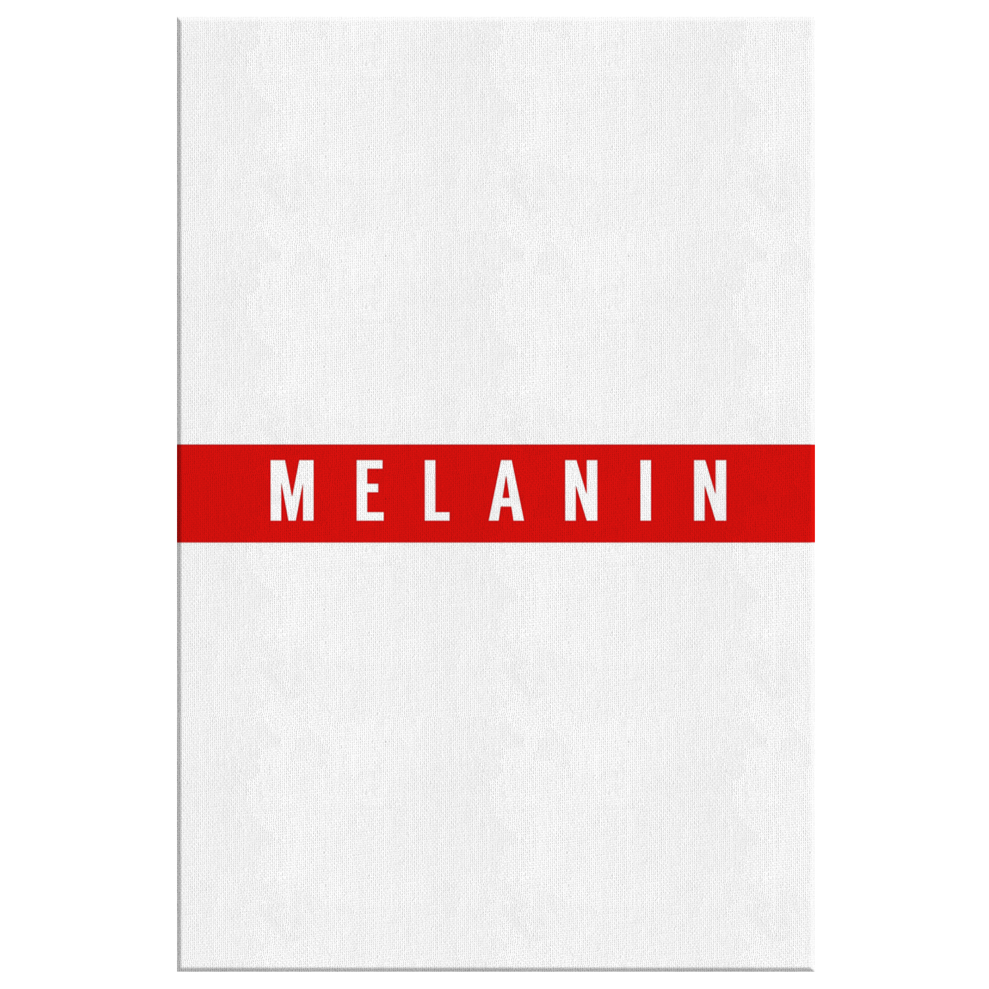 Red Stripe Melanin - Blend On Canvas