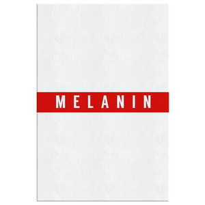 Red Stripe Melanin - Blend On Canvas