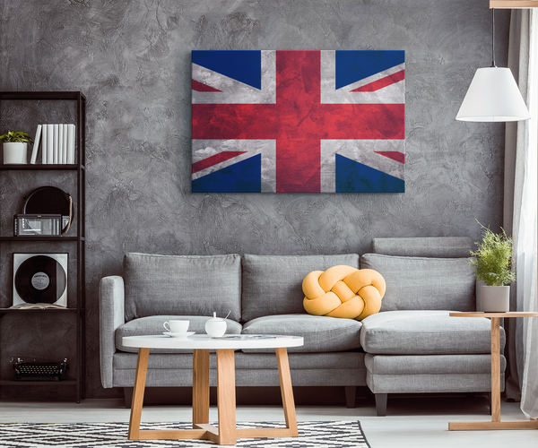 Flag Of United Kingdom - Blend On Canvas