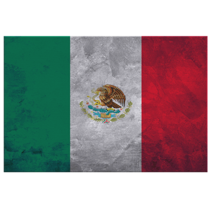 Flag Of Mexico - Blend On Canvas