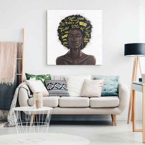 Afro Centric Ego - Blend On Canvas