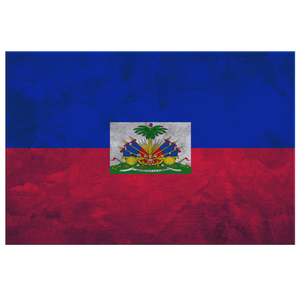 Flag Of Haiti - Blend On Canvas