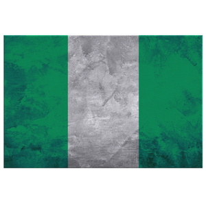 Flag Of Nigeria - Blend On Canvas