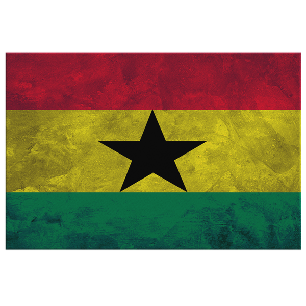 Flag Of Ghana - Blend On Canvas