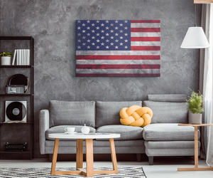 Flag Of United States Of America - Blend On Canvas